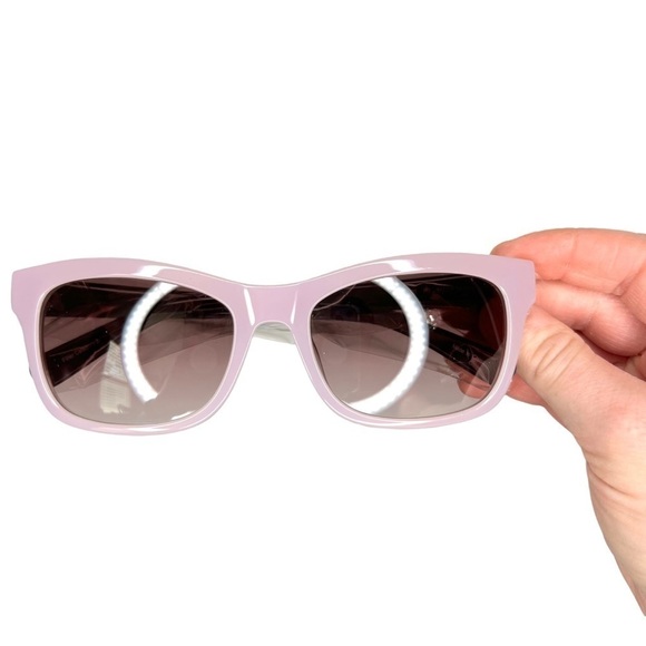 Isaac Mizrahi New York IM 30220 Purple Cat Eye Full Frame Acetate Sunglasses - Picture 2 of 12